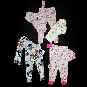 3Sets of  2t girl PJ's